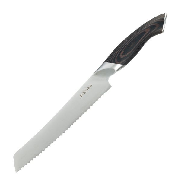 Нож хлебный OKROSHKA ТРЮФЕЛЬ OK120PW-BR