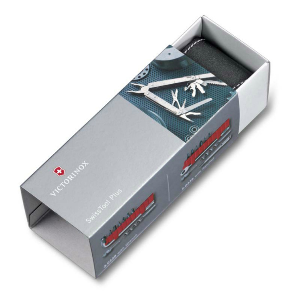 Мультитул Swisstool X Plus Ratchet Victorinox в кожаном чехле