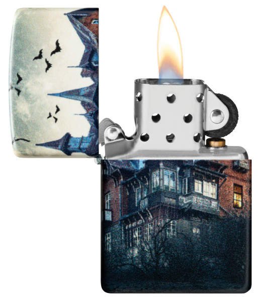Зажигалка ZIPPO Horror House с покрытием 540 Matte 48922