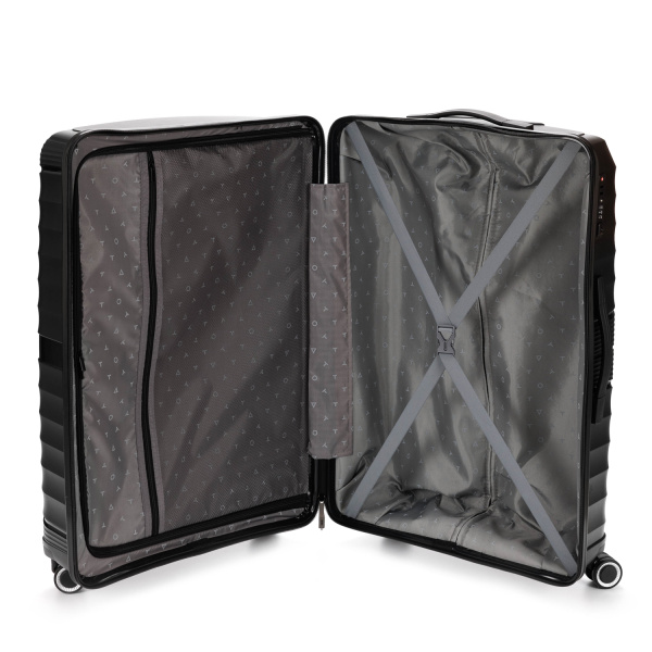 Чемодан TORBER Nevo T2207L-Black