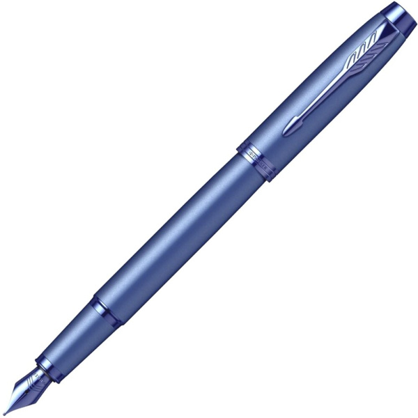 Перьевая ручка Parker IM Monochrome F328 Blue PVD, M