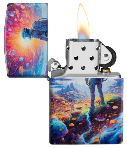 Зажигалка ZIPPO Mushroom Forest Design с покрытием 540 Matte 46433