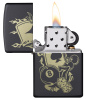 Зажигалка ZIPPO Gambling Design с покрытием Black Matte 49257