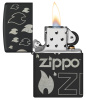 Зажигалка ZIPPO Classic с покрытием Black Matte 48908