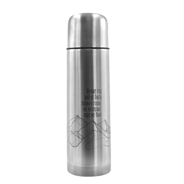 Термос Picnic Silver, серебристый