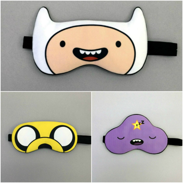 Набор из 3-х масок для сна FINN-JAKE-PRINCESS MASKS