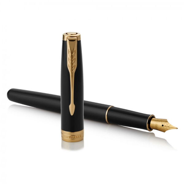 Перьевая ручка Parker Sonnet Core F539 LaqBlack GT, F