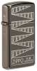 Зажигалка ZIPPO узкая в честь 65-летия с покрытием черный лед | Slim® 65th Anniversary Black Ice® 49709