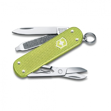 Нож-брелок Classic SD Alox Colors Lime Twist VICTORINOX