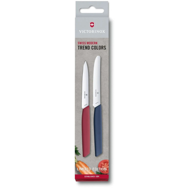 Кухонный набор Victorinox Swiss Modern Paring Set Red/Blue