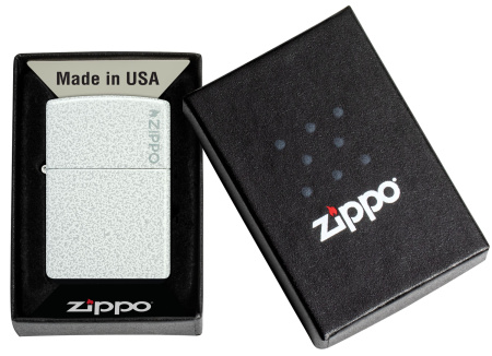 Зажигалка ZIPPO Logo с покрытием Glacier 46020ZL