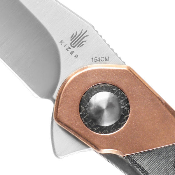Складной нож Kizer Comet, рукоять Copper