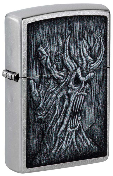 Зажигалка ZIPPO Evil Tree с покрытием Street Chrome 48681