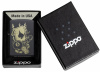 Зажигалка ZIPPO Gambling Design с покрытием Black Matte 49257