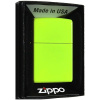 Зажигалка Zippo Neon Yellow