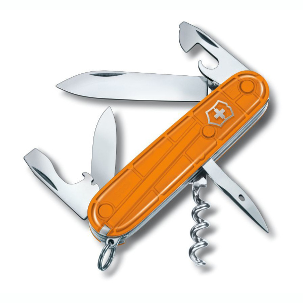 Набор Victorinox Color Twins оранжевый (нож для овощей+ Spartan), лезвие 8 см, 12 функ